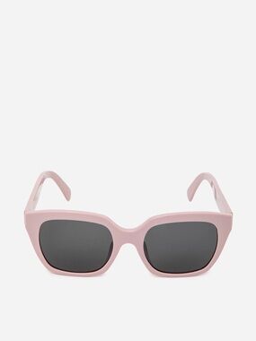 Celine Pink Square Acetate Sunglasses
